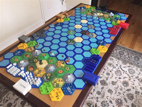 I finally completed my Catan game. : r/3Dprinting