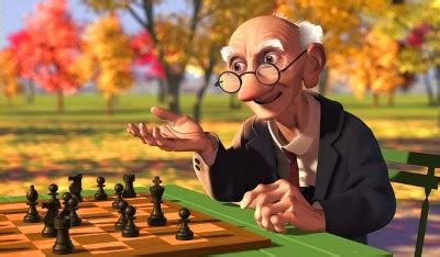 Animated Film Reviews: "Geri's Game" from Pixar (Video)