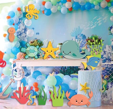 Under the Sea Party Decorations Underwater Theme Party Sea - Etsy Singapore