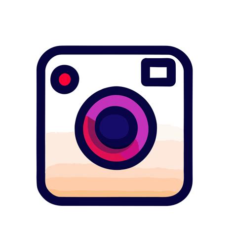 Instagram icon transparent background,AI Generative 25296310 PNG