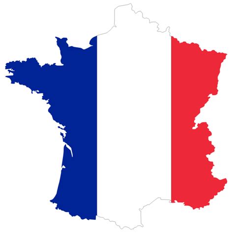 France flag map | Free SVG