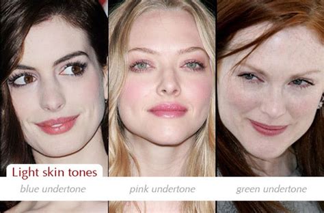 Make up charts: Determining your skin tone and undertone