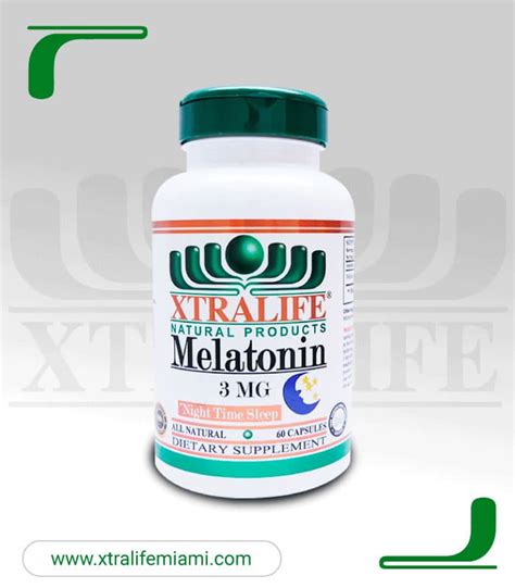 Melatonin Supplements helps improve sleep quality – Xtralife 3mg