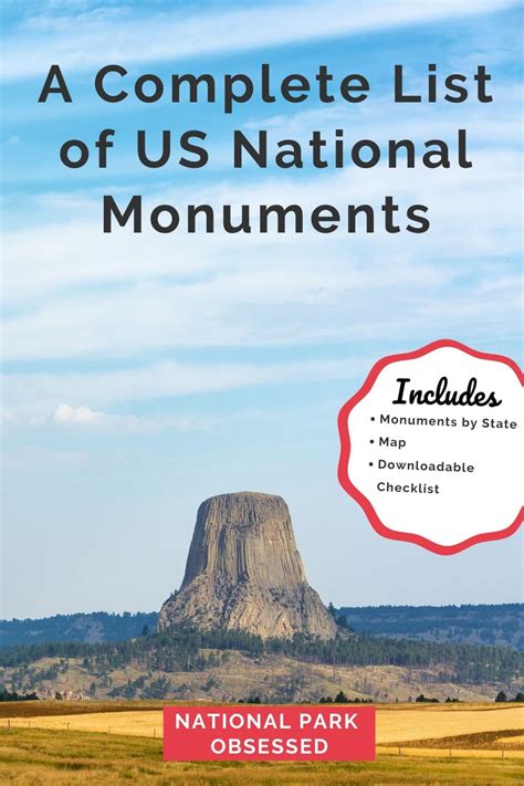 A Complete List of US National Monuments - National Park Obsessed