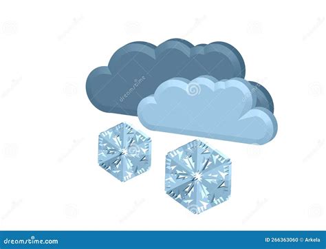 Snow illustration stock vector. Illustration of white - 266363060