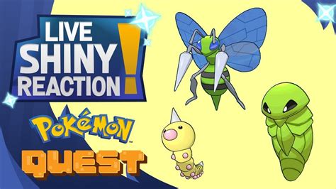 FULL WEEDLE EVOLUTION TEAM! Shiny Weedle, Shiny Kakuna,, 57% OFF