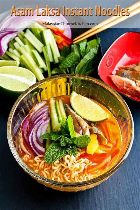 Asam Laksa Instant Noodles - Malaysian Chinese Kitchen