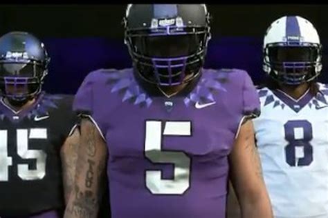 Nike TCU Horned Frogs Purple Replica Game Football Jersey ...