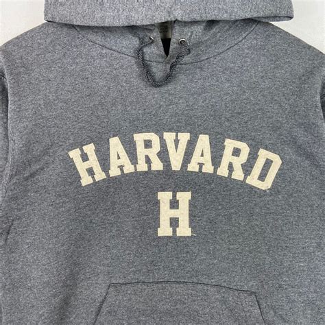 Vintage Champion Harvard University Hoodies Big Logo Spellout Pullover Hiphop Swag Vintage ...