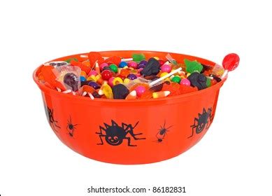 Isolated Bowl Halloween Candy Stock Photo 86182831 | Shutterstock