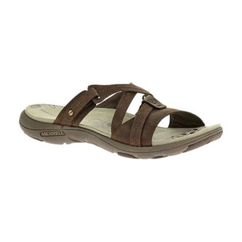 MERRELL Women's Sway Leather Sandals, Bracken - Eastern Mountain Sports