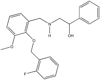 2-({2-[(2-fluorobenzyl)oxy]-3-methoxybenzyl}amino)-1-phenylethanol