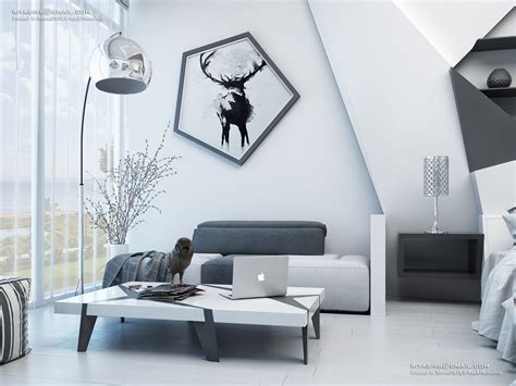 futuristic bedroom design on Behance