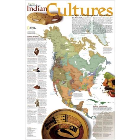 North American Indian Cultures Map