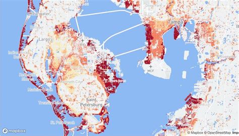 New online tool maps flood risk in Tampa Bay Area, Florida