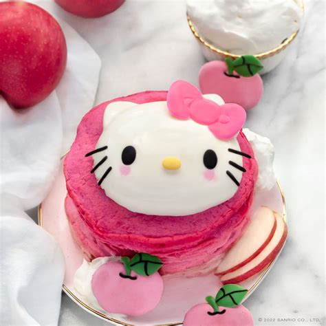 Hello Kitty on Twitter: "It’s #NationalPancakeDay! 🥞Celebrate with a supercute stack of Apple ...