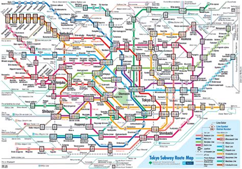 Tokyo Metro map