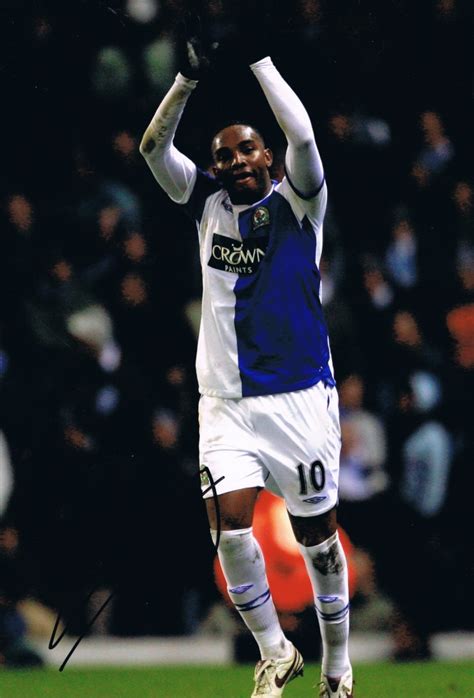 Signed Benni McCarthy Blackburn Rovers Photo - Its Signed Memorabilia