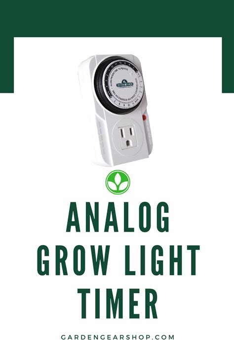 Grow Light Timer | Grow lights, Timer, Best grow lights