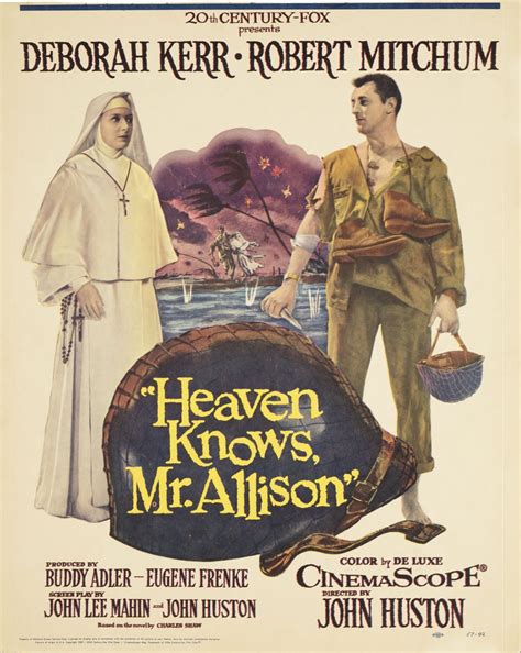 Heaven Knows, Mr. Allison Original 1957 U.S. Window Card Movie Poster - Posteritati Movie Poster ...