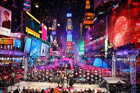 New Year's Even Celebration In Times Square Sponsored By TOSHIBA VISION ...