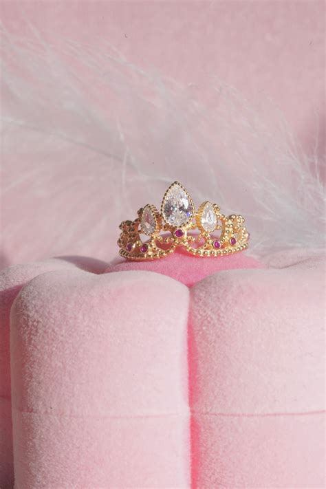 Princess Crown Ring, Princess Jewelry, Princess Crown Engagement Ring ...