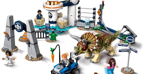 LEGO's Jurassic World Triceratops Rampage set is $48 (20% off), more from $8