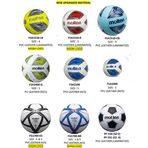 MOLTEN FOOTBALL LASTEST DESIGN BOLA SEPAK TERBARU FIFA QUALITY MSSM ...