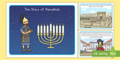 The Story of Hanukkah Story Cards (Teacher-Made)