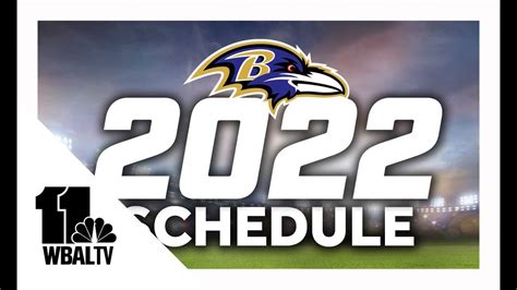 Baltimore Ravens 2022 schedule released - YouTube