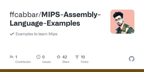 GitHub - ffcabbar/MIPS-Assembly-Language-Examples: Examples to learn Mips