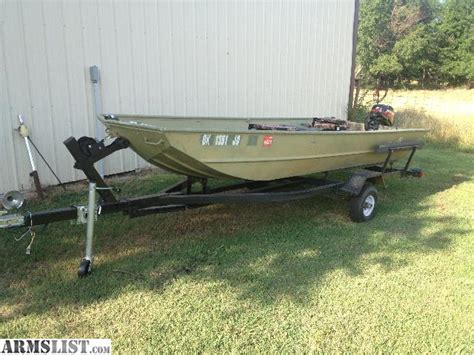 ARMSLIST - For Sale/Trade: 14 foot Lowe aluminum flat bottom boat with ...