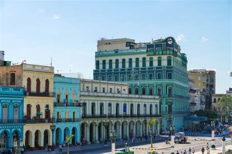 Cuba, Colorful Houses in an Old Part of Havana Editorial Image - Image of castro, tourist: 171247250