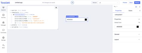 Color Picker | ToolJet