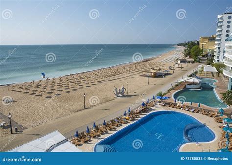 Golden Sands Beach Resort, Bulgaria Editorial Image | CartoonDealer.com ...