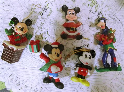 5, Vintage Disney, Christmas Ornaments, Disney Ornaments, Mickey Mouse ...