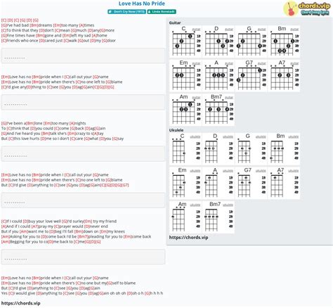 Chord: Love Has No Pride - tab, song lyric, sheet, guitar, ukulele ...