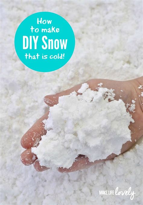 How to Make Fake Snow {In Minutes with Just 2 Ingredients!}