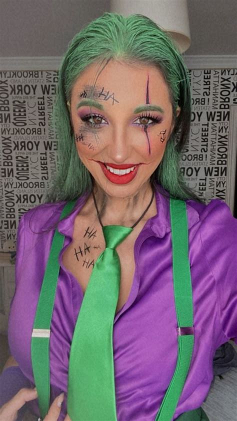 Female Joker Halloween Costume, Classy Halloween Costumes, Halloween Party Outfits, Looks ...