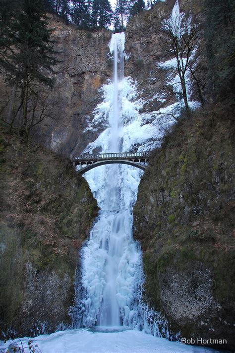 "Multnomah Falls , Portland, Oregon" by Robert Hortman | Redbubble