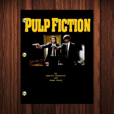 Pulp Fiction Movie Script Reprint Full Screenplay Full Script | Etsy