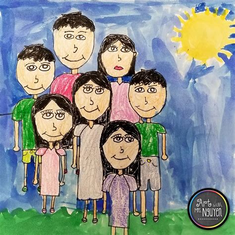 Family Portraits (3rd) | Art with Mrs. Nguyen