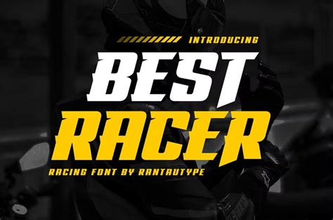 Best Racer Font - Creative Fonts