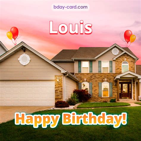 Birthday images for Louis 💐 — Free happy bday pictures and photos | BDay-card.com