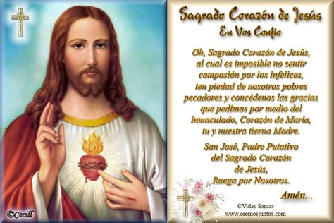 Corazón de Jesús en Vos Confío: Oración al Sagrado Corazón de Jesús, Ruega por Nosotros