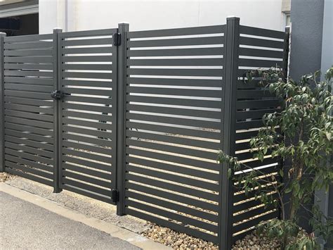 Slat Fencing Melbourne | Aluminium Slat Fences – Dolphin Fencing