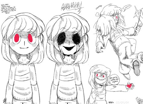 Chara sketches by Sushirolled on DeviantArt