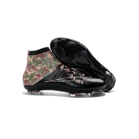 Nike Soccer Shoes - Mercurial Superfly 4 FG Soccer Cleats Camouflage Black