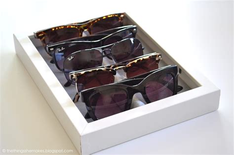 How To Make a Sunglasses Storage Tray | The Things She Makes