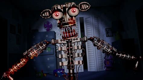 Nightmare Endoskeleton Jumpscare?! (FNAF4) - YouTube